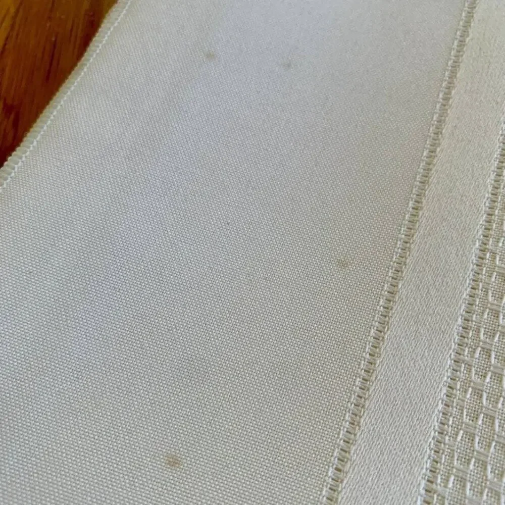 Vintage Cream Colored Tablecloth by Sleater 